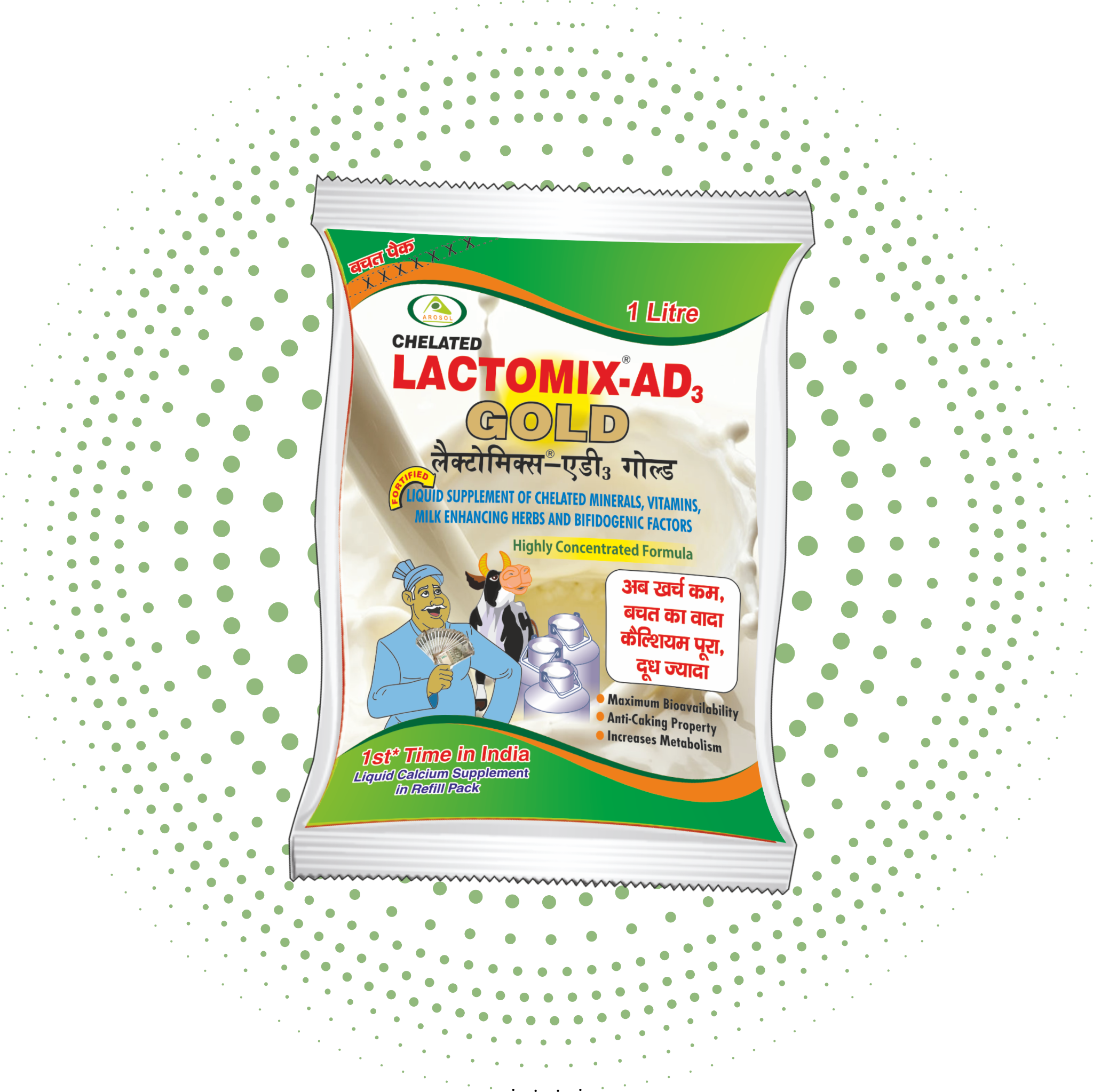 Liquid Calcium Supplement for Dairy Animals