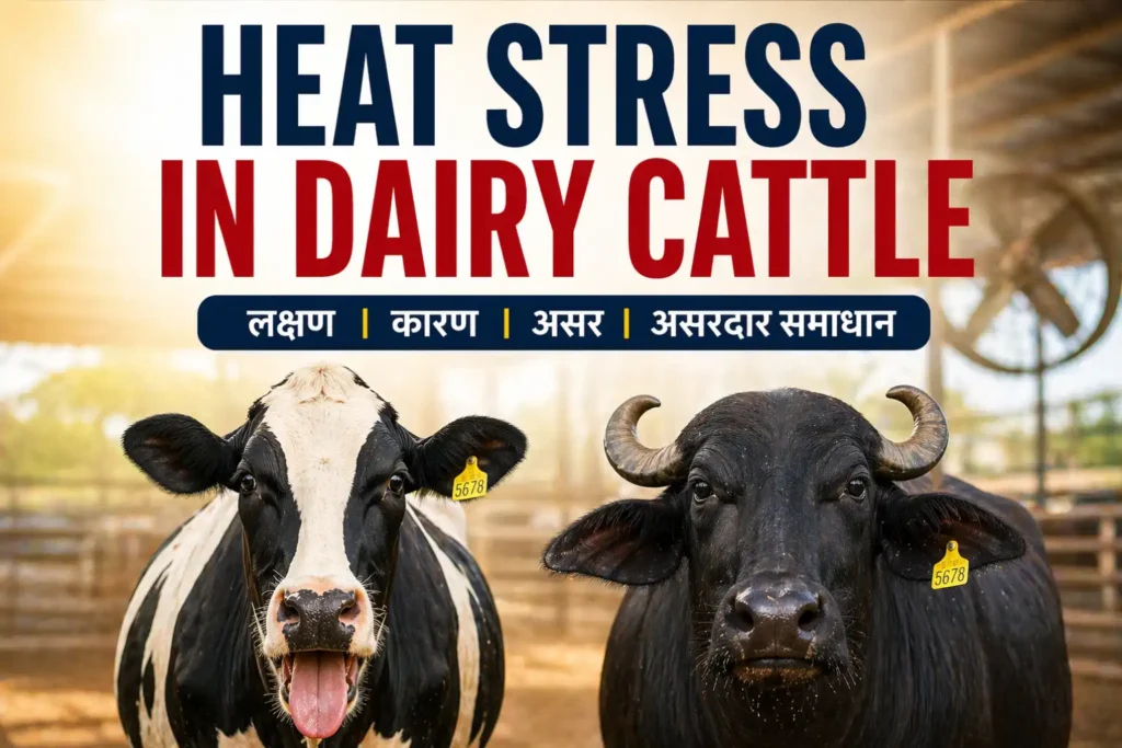 Heat Stress in Dairy Cattle: Garmi Mein Doodh Girne Ka Asli Karan Aur Solution